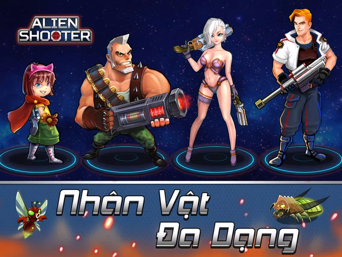 Ảnh chụp màn hình của World War: Alien Shooter iPad 