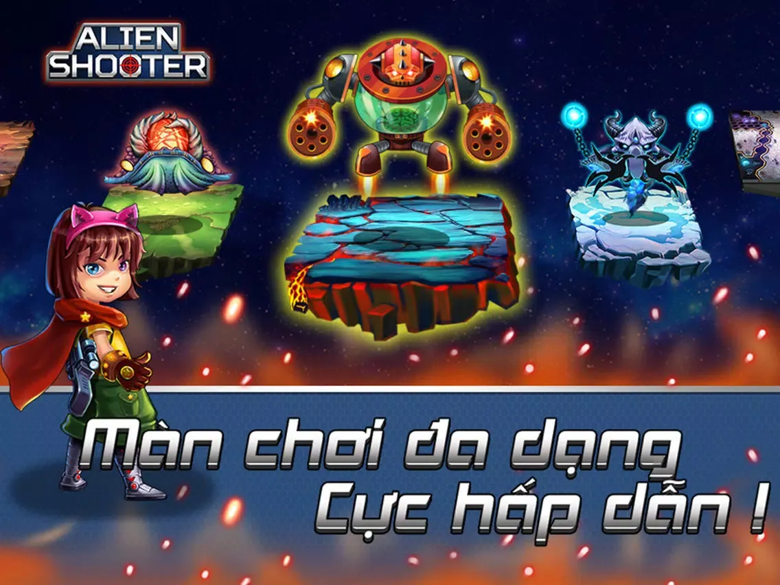 Ảnh chụp màn hình của World War: Alien Shooter iPad 