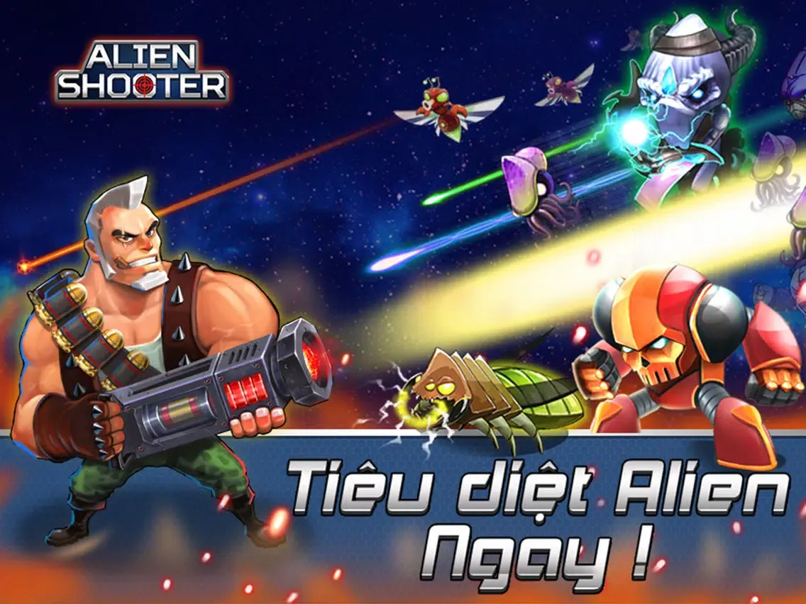 Ảnh chụp màn hình của World War: Alien Shooter iPad 