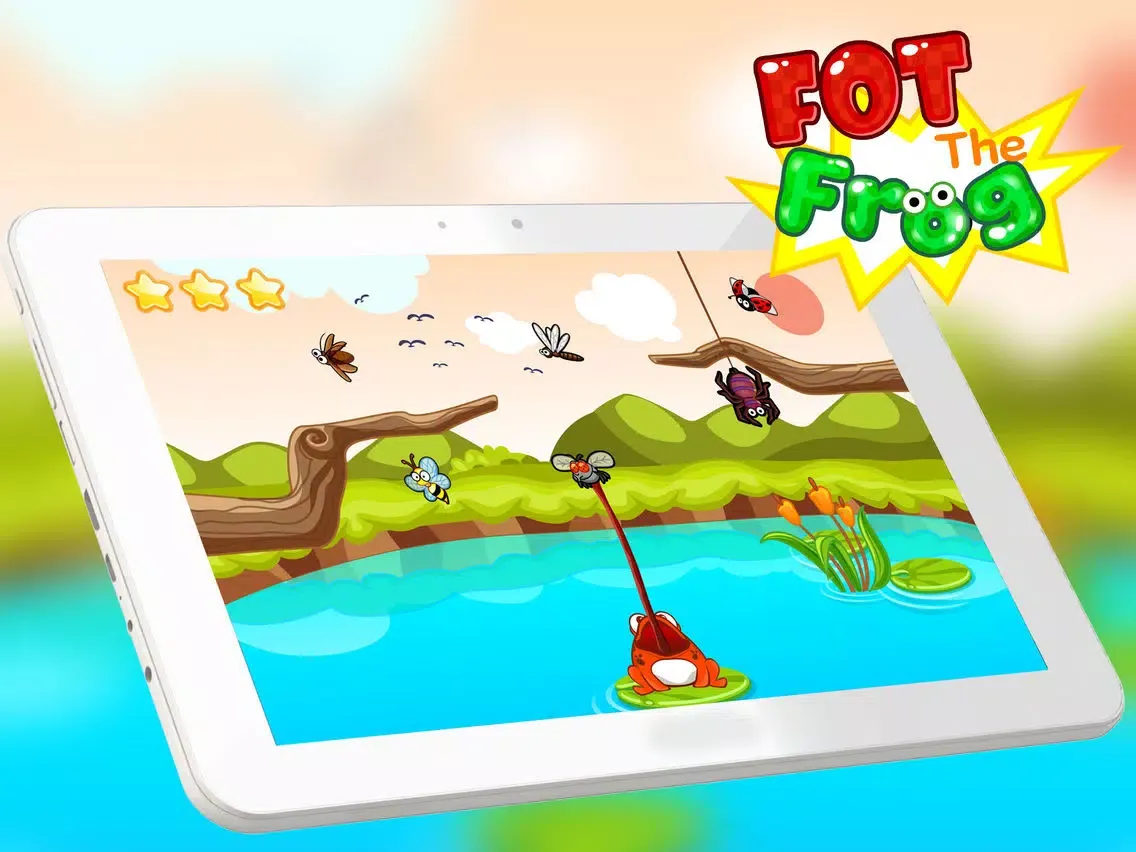 Tangkapan skrin Friendly Frog - Fot the Frog iPad 