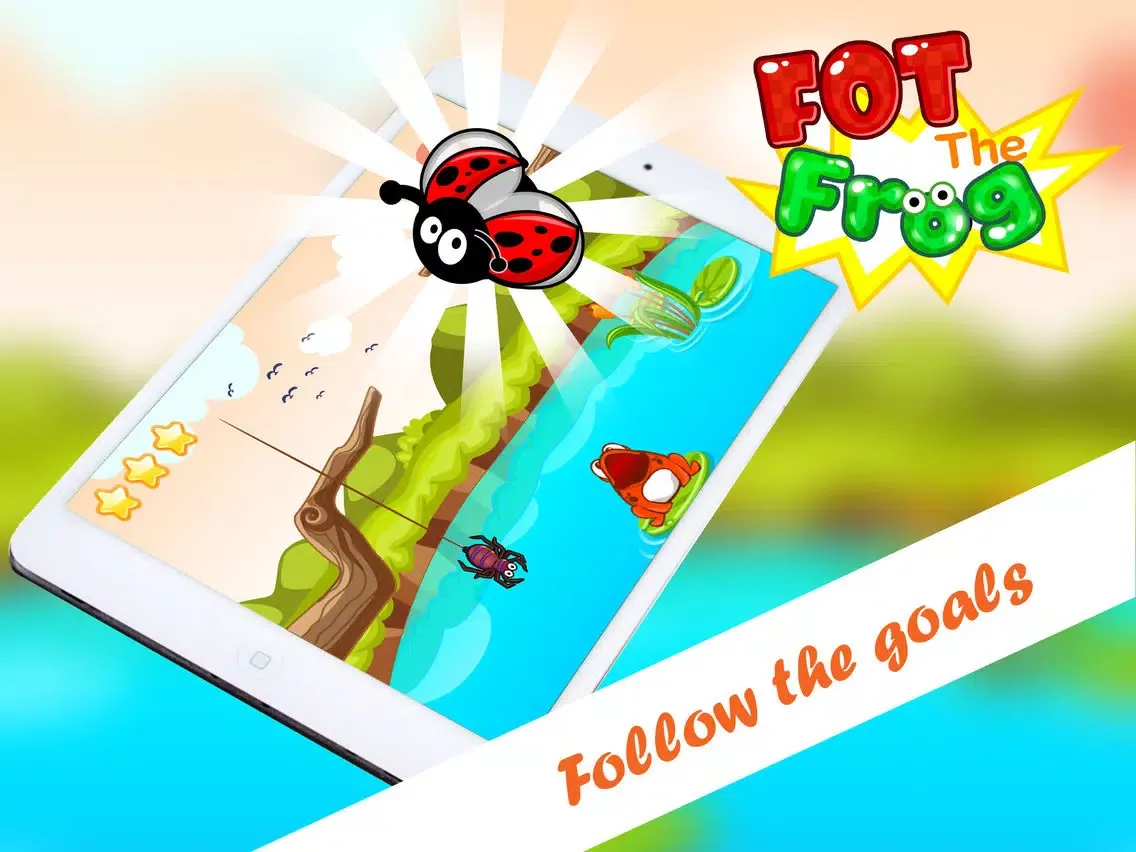 Tangkapan skrin Friendly Frog - Fot the Frog iPad 
