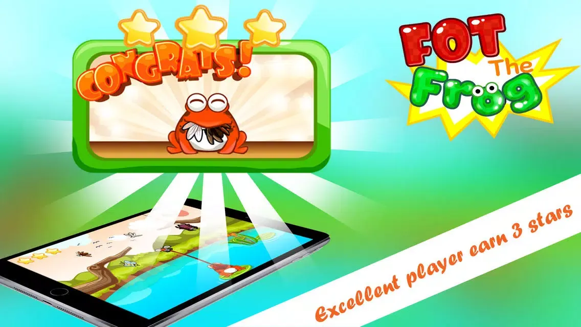 Tangkapan skrin Friendly Frog - Fot the Frog