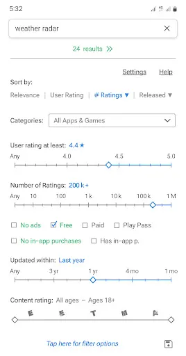 Скриншоты App Finder
