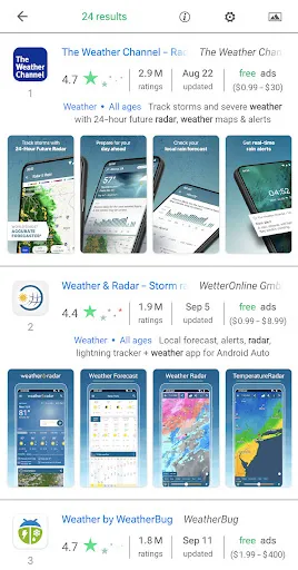 Скриншоты App Finder