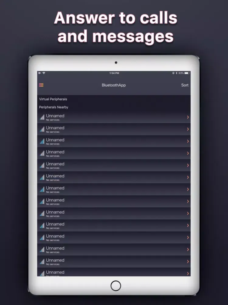 Zrzuty ekranu My Circle + Bt Notifier iPad 
