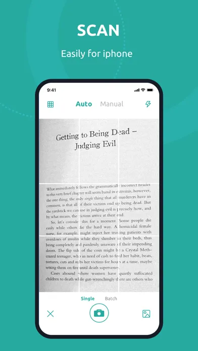 Tangkapan skrin Scanner App – Scan Clear PDF
