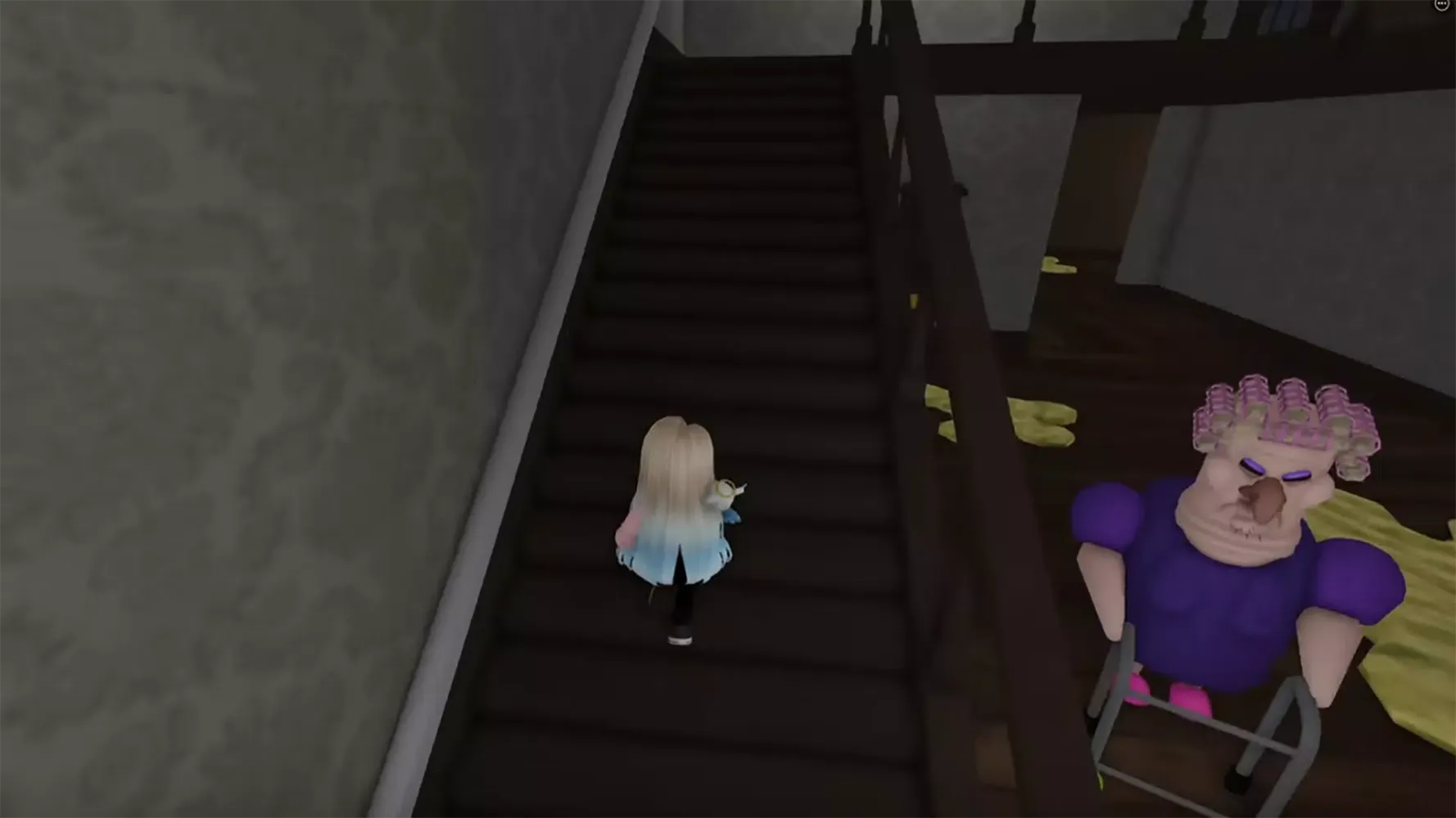 Scary grumpy gran obby house Screenshots