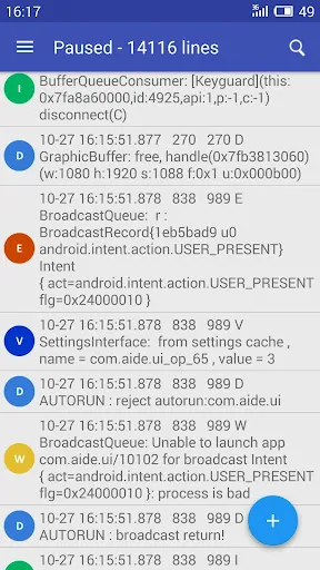 Logcat Extreme Pro Screenshots
