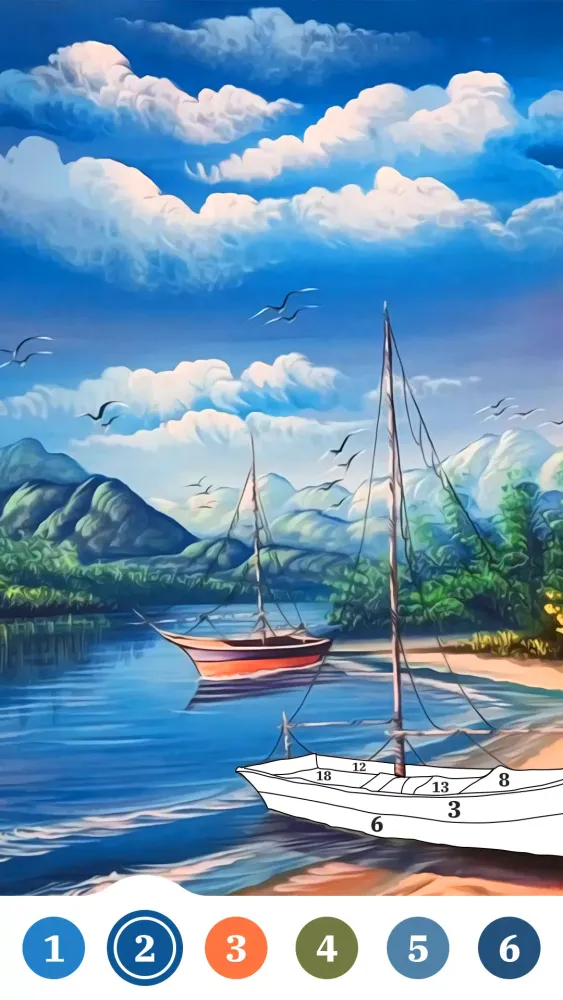 Скриншоты Scenery Coloring Book