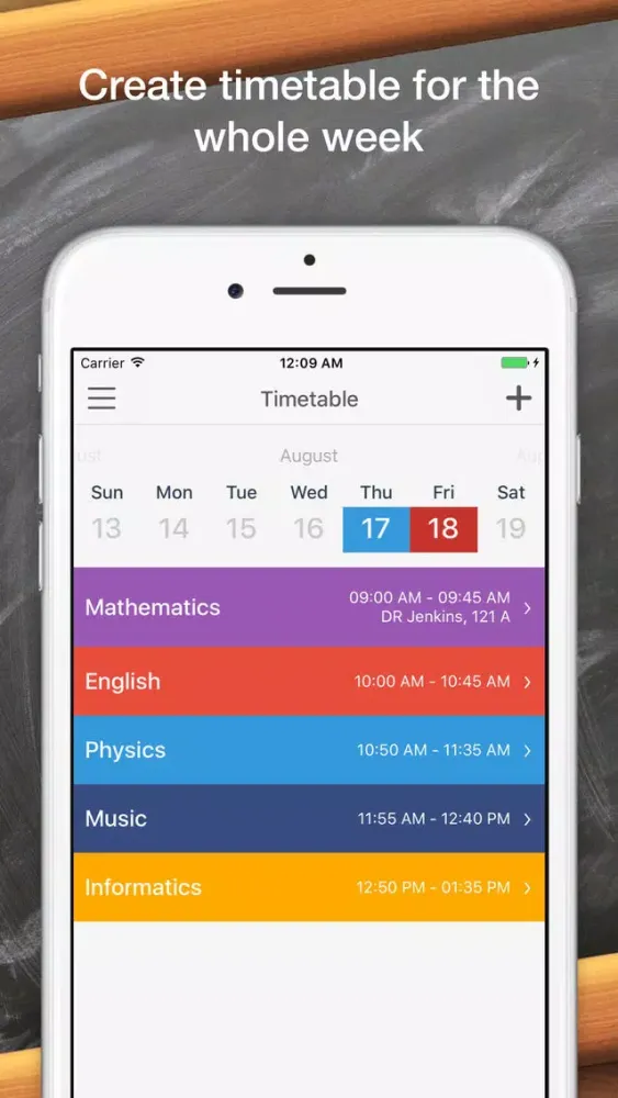 Study Timetable Ekran Görüntüleri