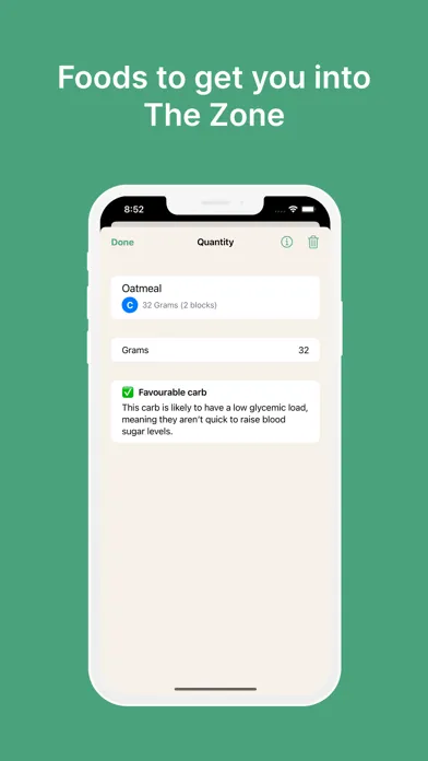 Zone Meal Planner Screenshots
