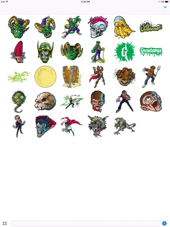 صور Goosebumps Stickers iPad 