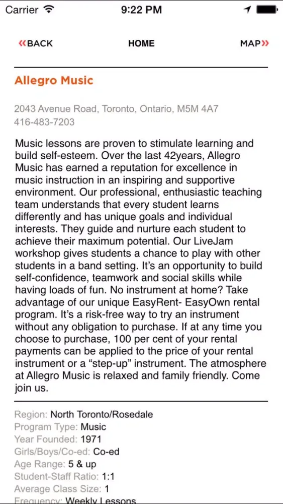 Toronto School Guide Ekran Görüntüleri