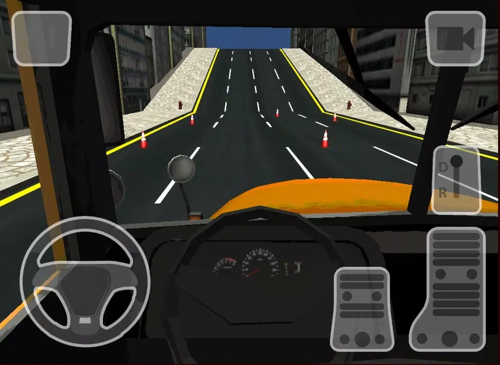 ภาพหน้าจอของ School Bus Parking iPad 