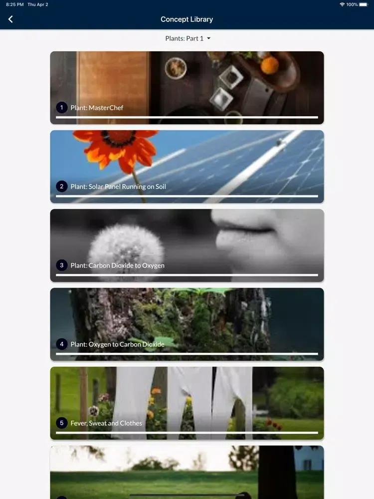 Capturas de tela do Madam Curious iPad 