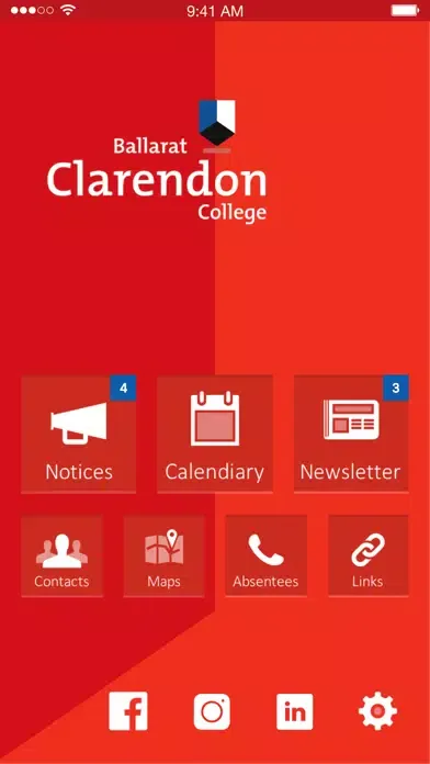 Capturas de tela do Ballarat Clarendon College