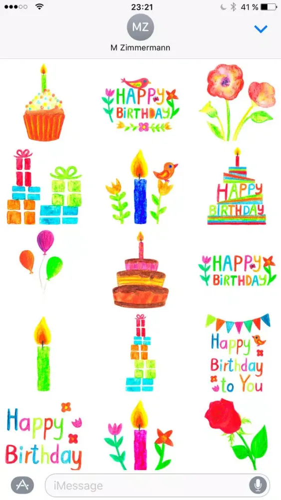 Screenshot di Birthday Artwork
