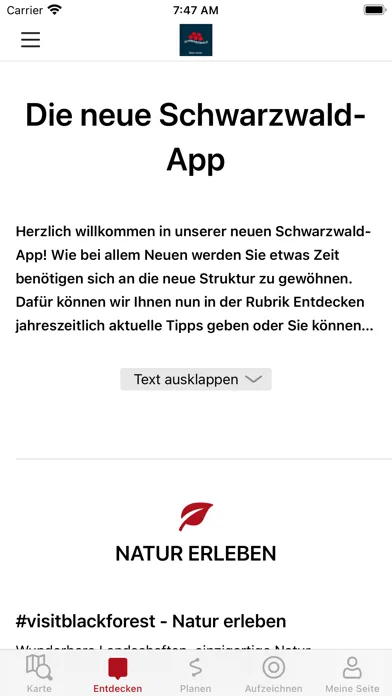 Tangkapan skrin Schwarzwald