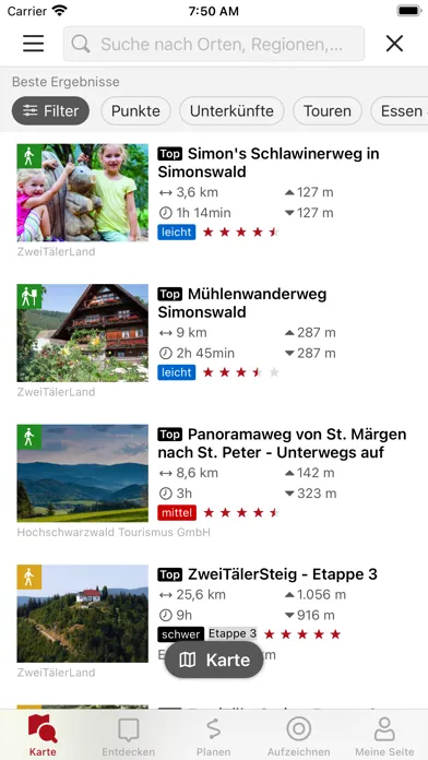 Tangkapan skrin Schwarzwald