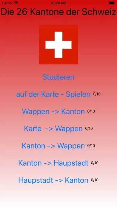 Capturas de tela do Die 26 Kantone der Schweiz