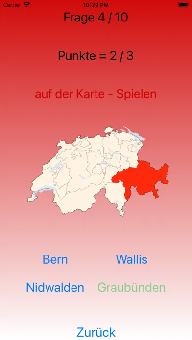 Capturas de tela do Die 26 Kantone der Schweiz