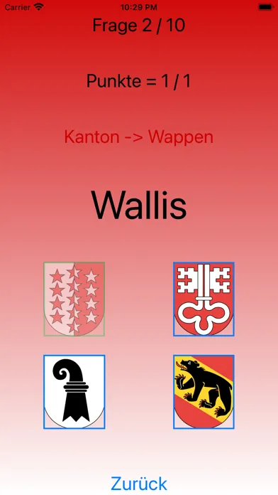 Capturas de tela do Die 26 Kantone der Schweiz