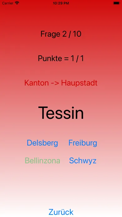 Capturas de tela do Die 26 Kantone der Schweiz