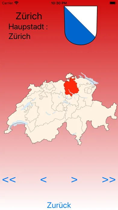 Capturas de tela do Die 26 Kantone der Schweiz