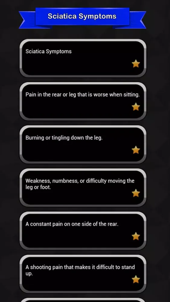 Capturas de pantalla de Sciatica
