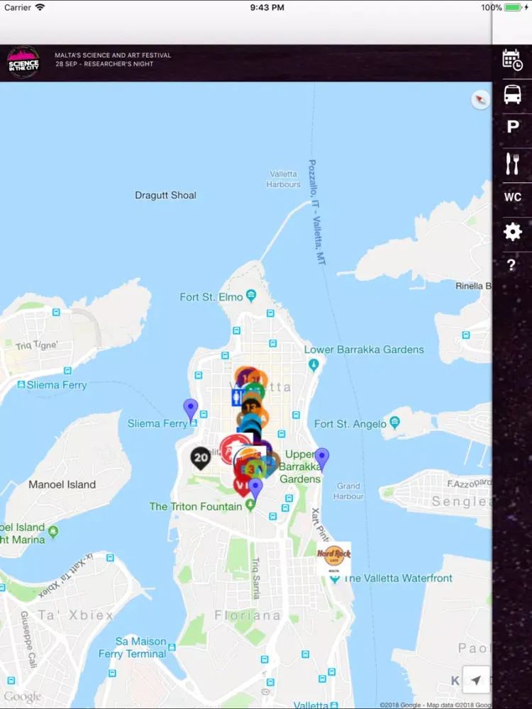 Capturas de pantalla de Science in the City Malta 2018 iPad 