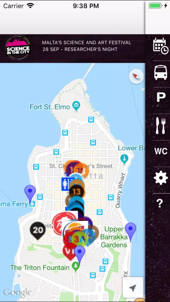 Capturas de pantalla de Science in the City Malta 2018