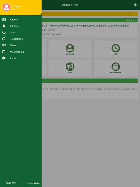 BCNP 2019 iPad  Screenshots
