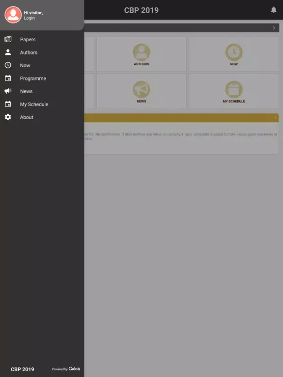 CBP 2019 iPad 应用截图