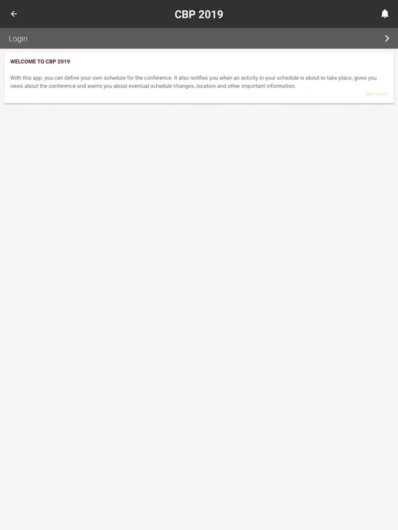 CBP 2019 iPad 应用截图