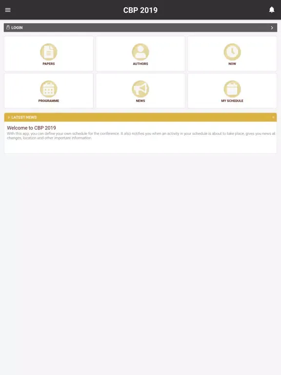 CBP 2019 iPad 应用截图