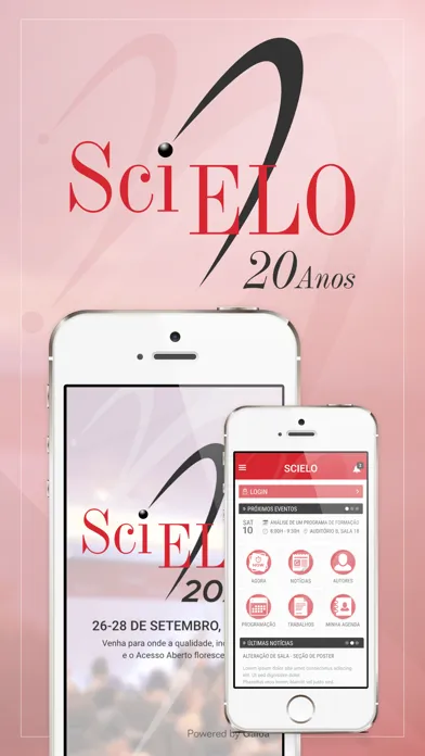 Captures d'écran de SciELO 20