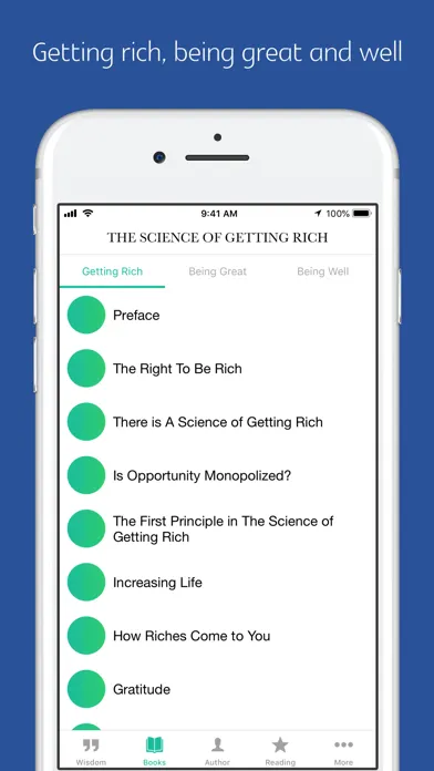 The science of getting rich,應用截圖