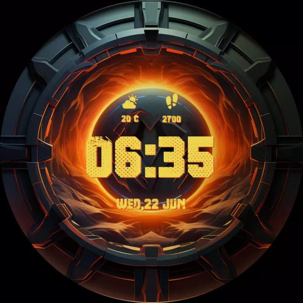 Sci-Fi Futuristic Watch Faces 스크린샷