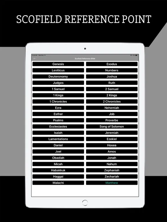 تصاویر Scofield Reference Bible iPad 