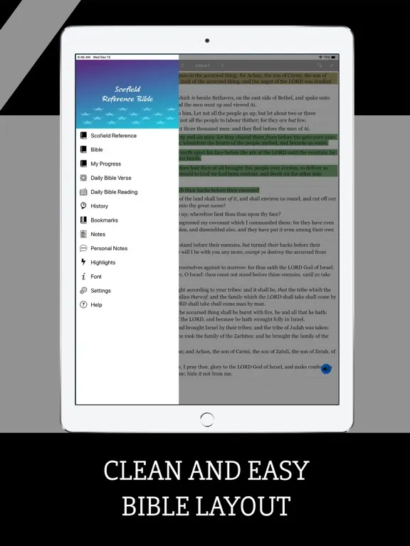 تصاویر Scofield Reference Bible iPad 