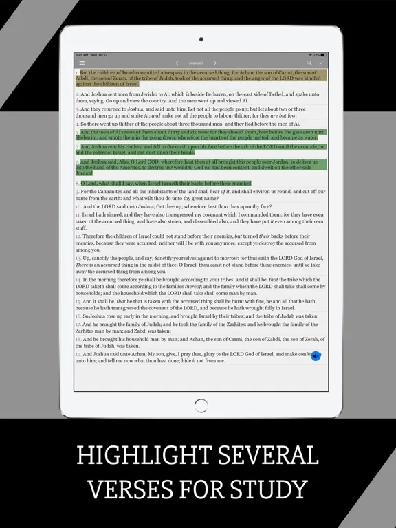 تصاویر Scofield Reference Bible iPad 