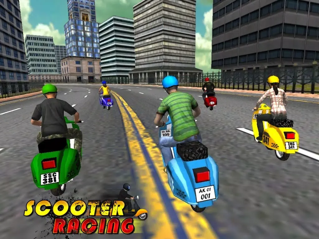 Zrzuty ekranu Scooter Racing ( 3D Bike Racing Games ) iPad 