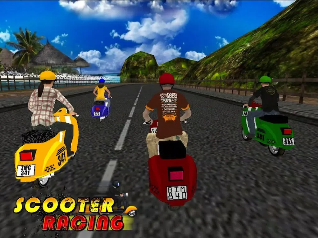 Zrzuty ekranu Scooter Racing ( 3D Bike Racing Games ) iPad 