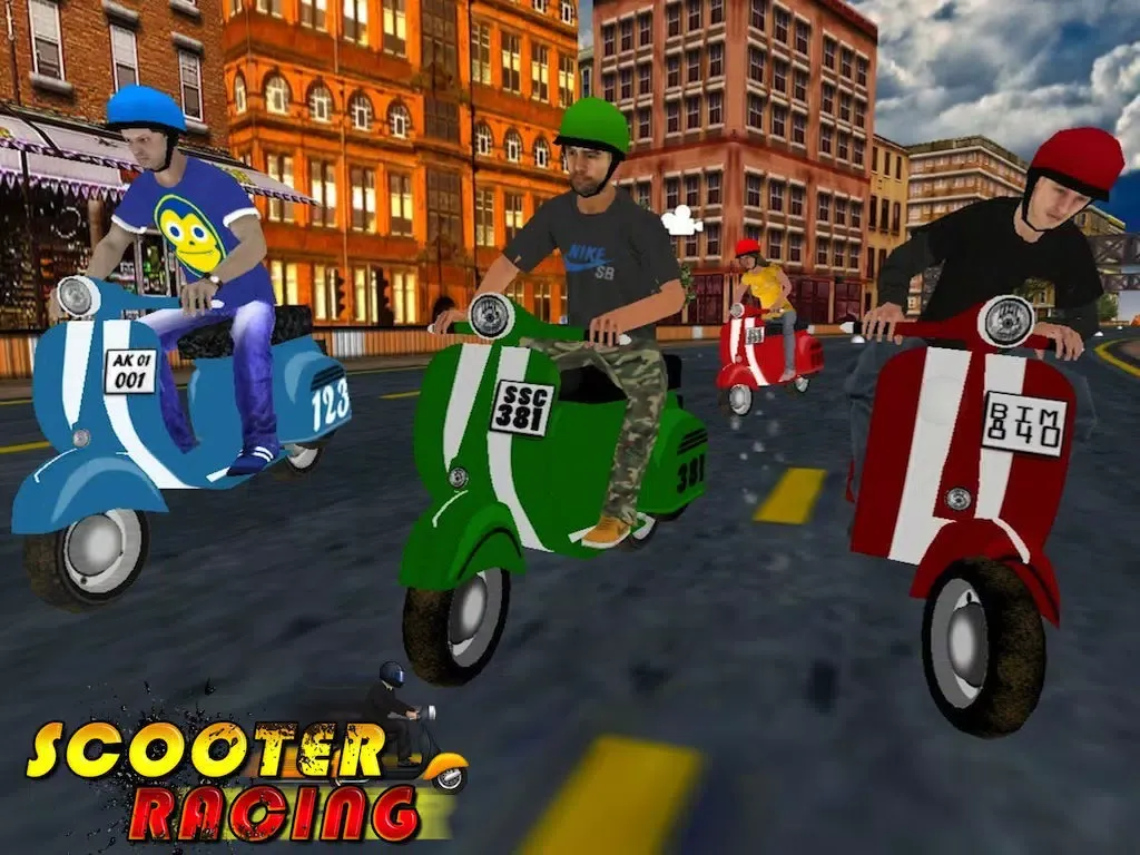 Zrzuty ekranu Scooter Racing ( 3D Bike Racing Games ) iPad 