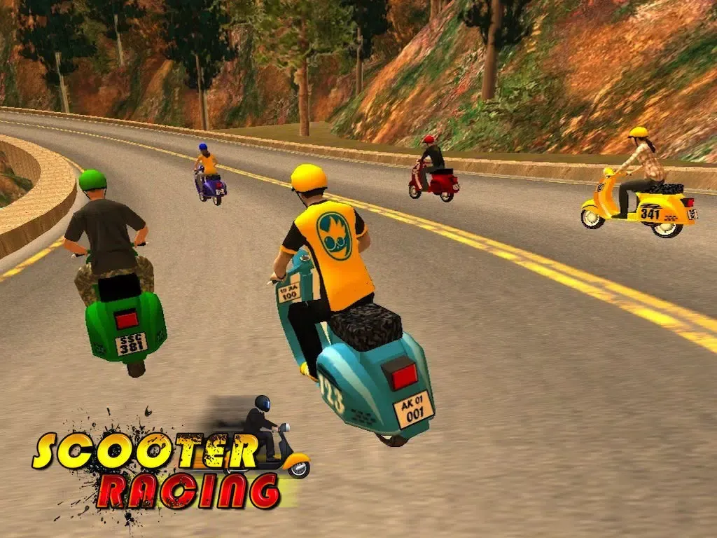 Zrzuty ekranu Scooter Racing ( 3D Bike Racing Games ) iPad 