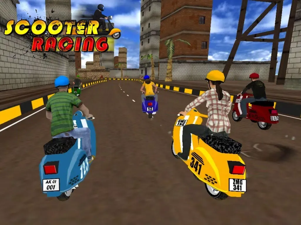 Zrzuty ekranu Scooter Racing ( 3D Bike Racing Games ) iPad 