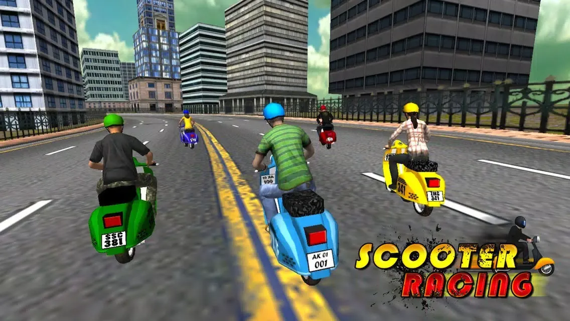 Zrzuty ekranu Scooter Racing ( 3D Bike Racing Games )