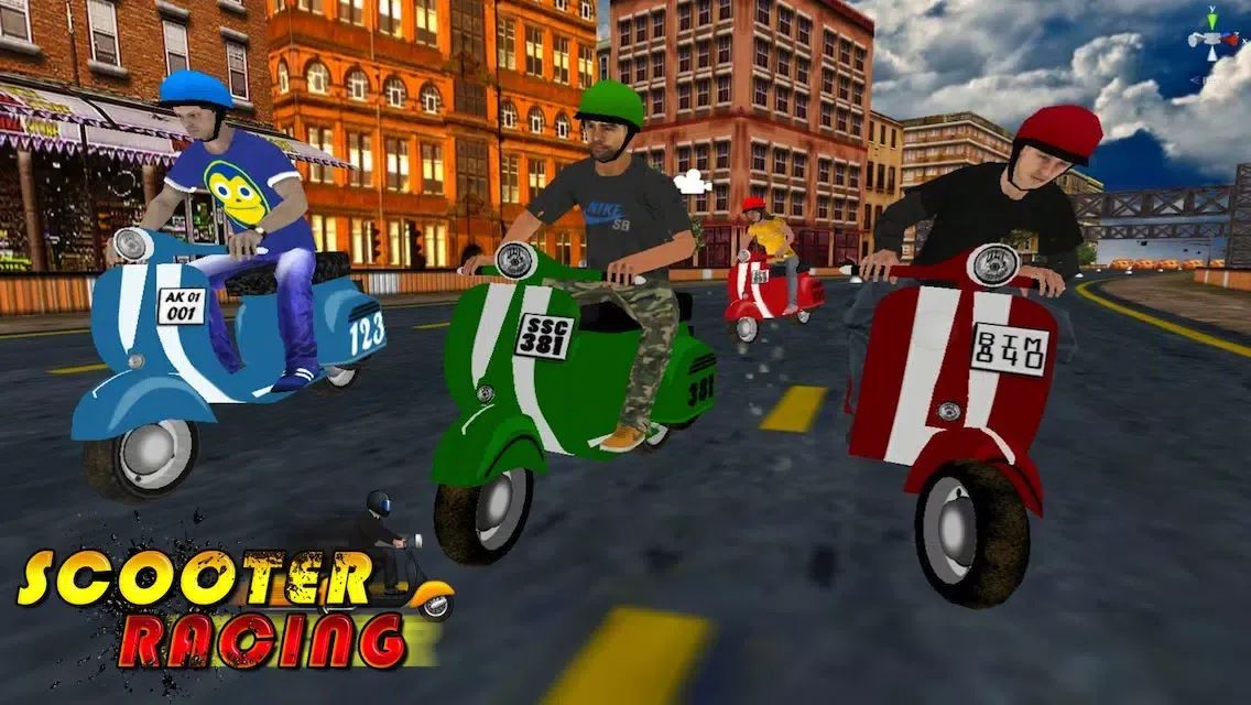 Zrzuty ekranu Scooter Racing ( 3D Bike Racing Games )