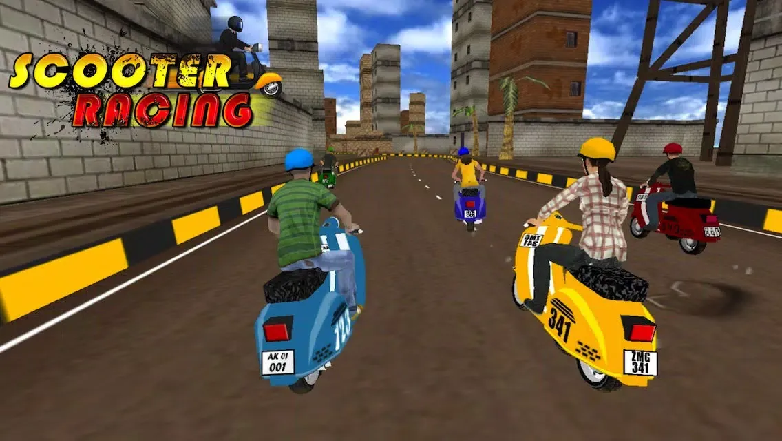 Zrzuty ekranu Scooter Racing ( 3D Bike Racing Games )