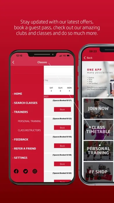 Capturas de pantalla de Fitness First MENA